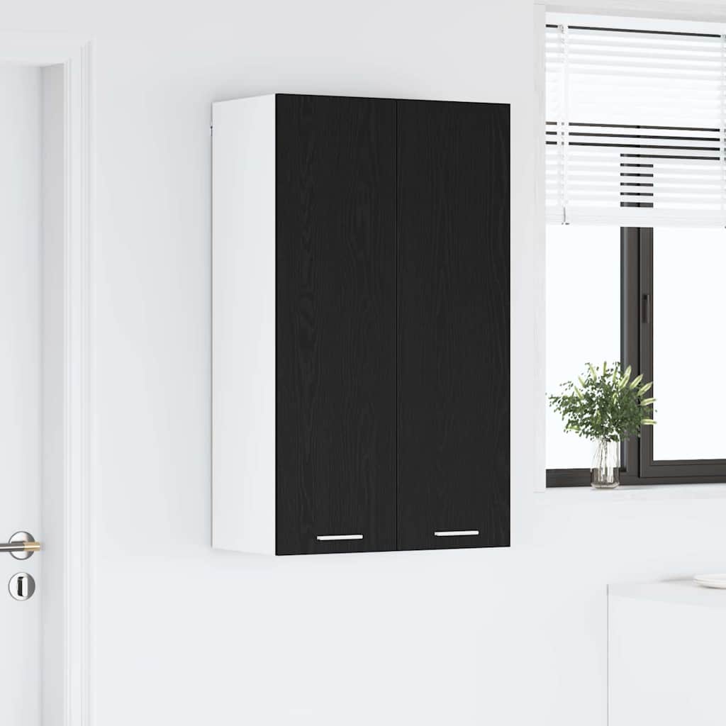 Hængeskab Sort eg 60 x 31 x 100 cm Konstrueret træ