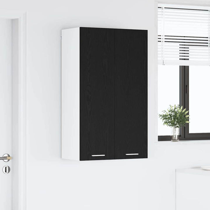 Hængeskab Sort eg 60 x 31 x 100 cm Konstrueret træ