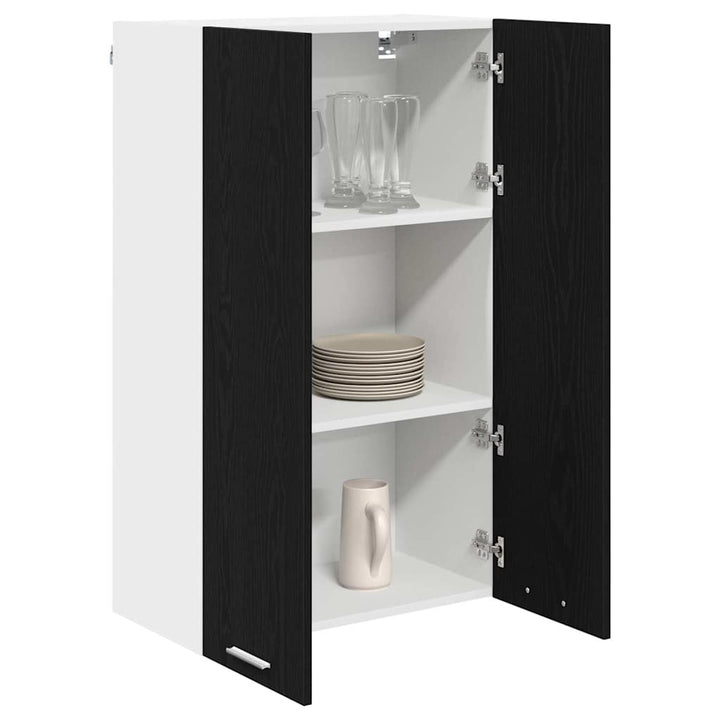 Hængeskab Sort eg 60 x 31 x 100 cm Konstrueret træ