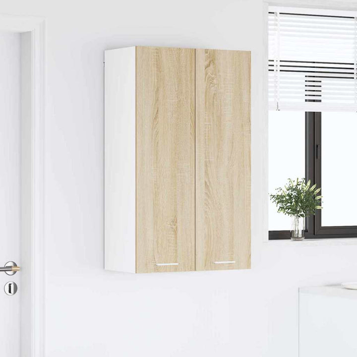 Hængeskab med dør Sonoma eg 60 x 31 x 100 cm Konstrueret træ