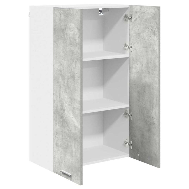 Hængeskab med dør Beton Grå 60 x 31 x 100 cm Konstrueret træ