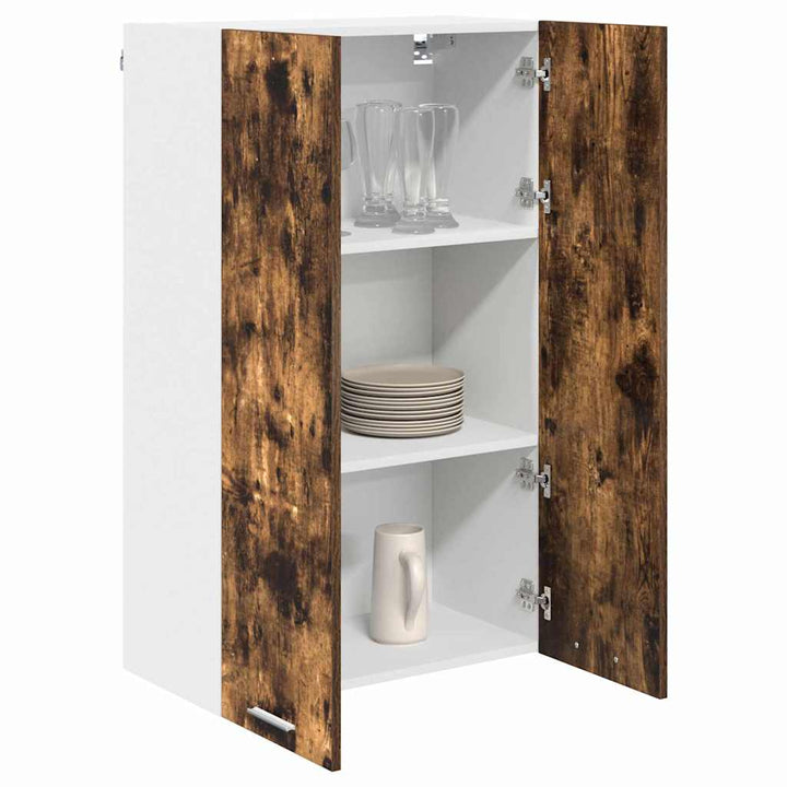 Hængeskab med dør Røget eg 60 x 31 x 100 cm Konstrueret træ