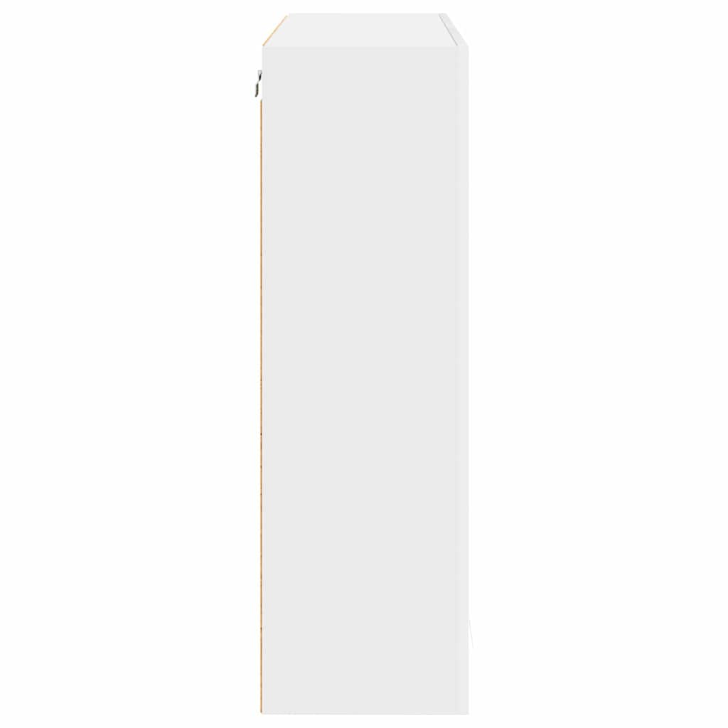 Hængeskab Hvid 80 x 31 x 100 cm Konstrueret træ