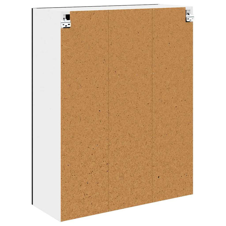 Hængeskab Sort eg 80 x 31 x 100 cm Konstrueret træ