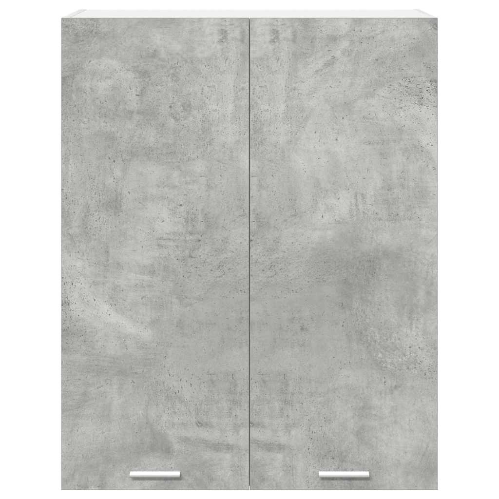 Hængeskab med dør Beton Grå 80 x 31 x 100 cm Konstrueret træ
