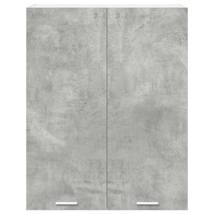 Hængeskab med dør Beton Grå 80 x 31 x 100 cm Konstrueret træ