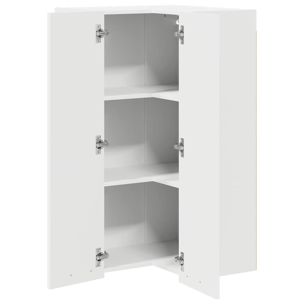 Hængeskab Hvid 57 x 57 x 100 cm Konstrueret træ