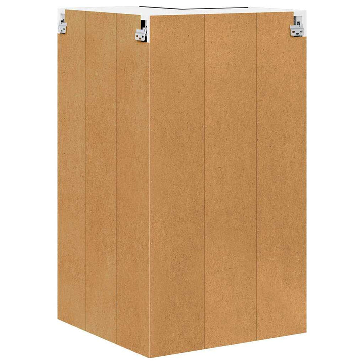 Hængeskab Sort Eg og Hvid 57 x 57 x 100 cm Konstrueret træ