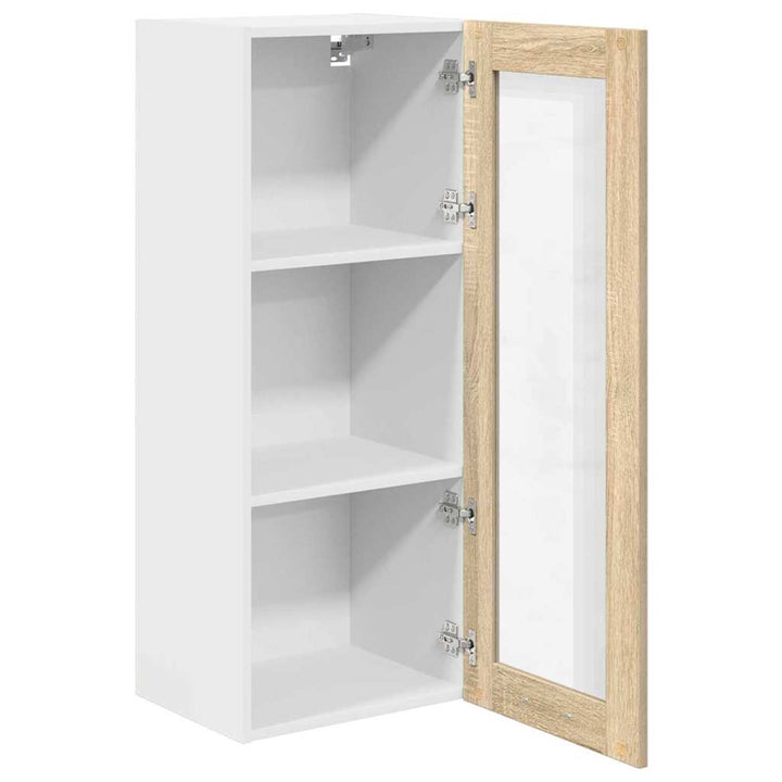 Hængeskab med dør Sonoma eg 40 x 31 x 100 cm Konstrueret træ