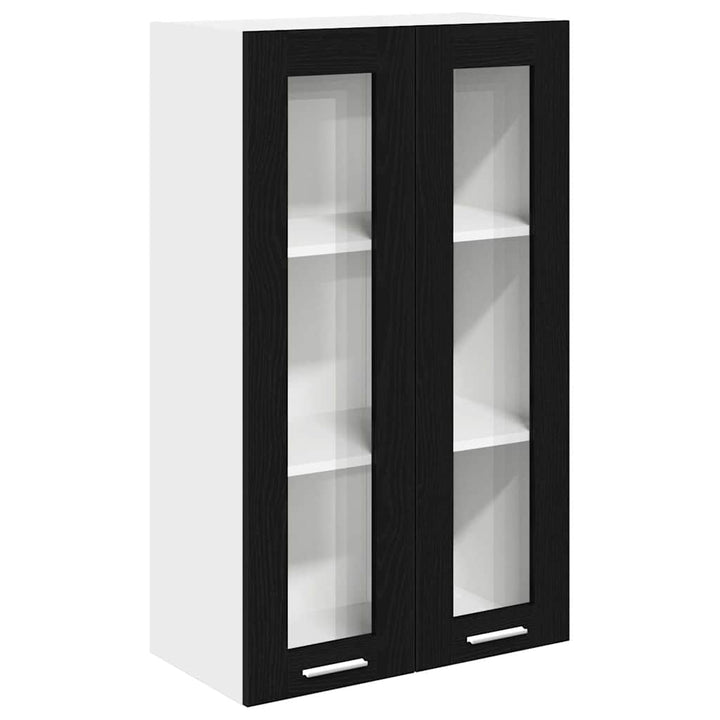 Hængeskab Sort eg 60 x 31 x 100 cm Konstrueret træ