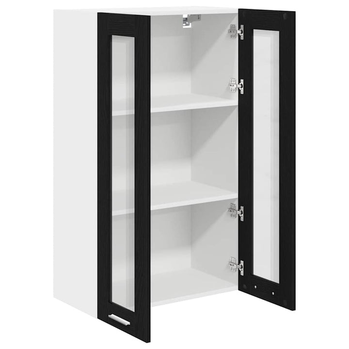 Hængeskab Sort eg 60 x 31 x 100 cm Konstrueret træ