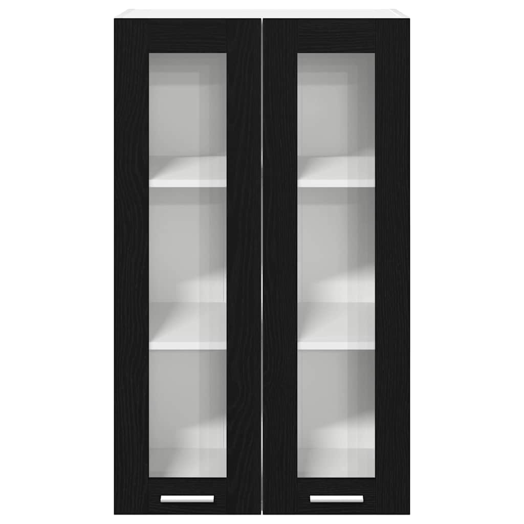 Hængeskab Sort eg 60 x 31 x 100 cm Konstrueret træ
