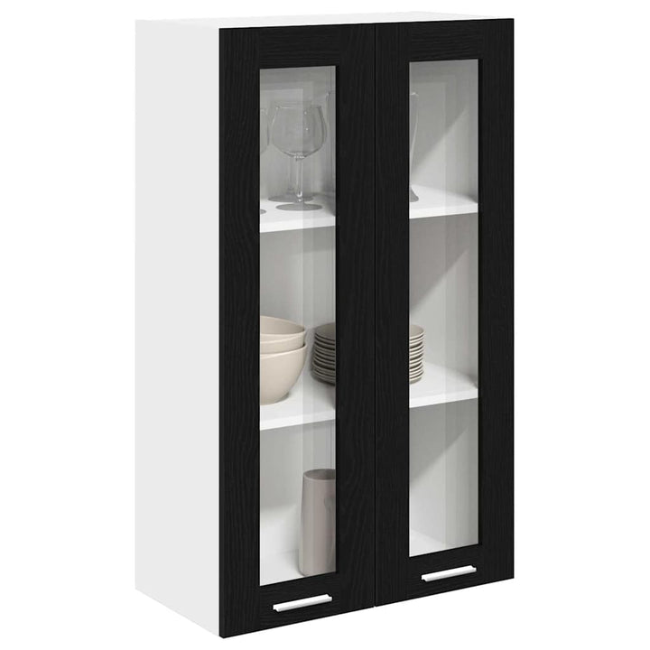 Hængeskab Sort eg 60 x 31 x 100 cm Konstrueret træ