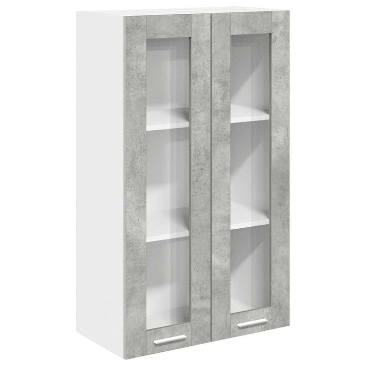 Hængeskab Beton Grå 60 x 31 x 100 cm Konstrueret træ