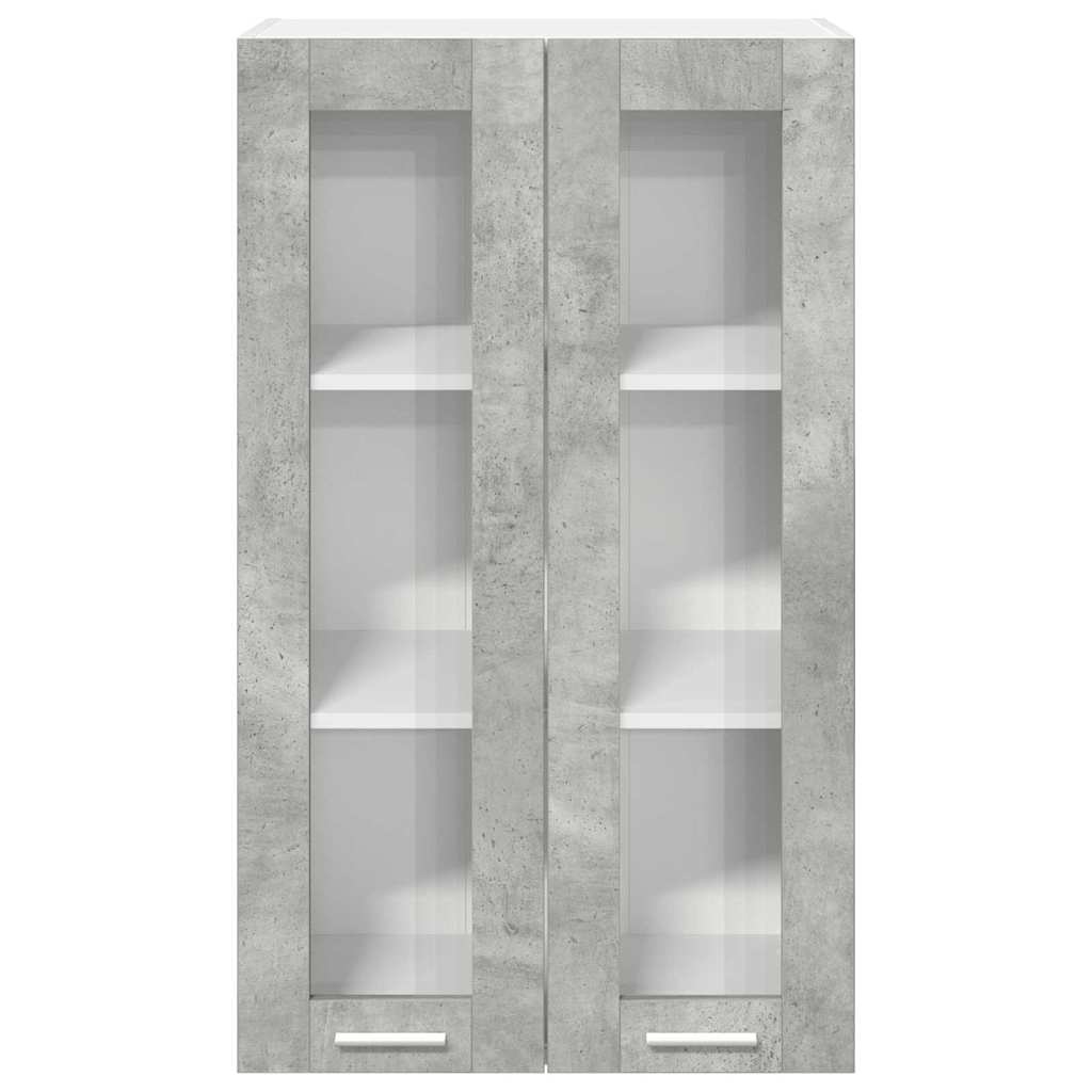 Hængeskab Beton Grå 60 x 31 x 100 cm Konstrueret træ