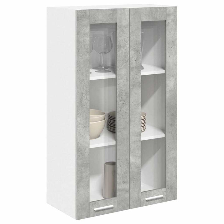 Hængeskab Beton Grå 60 x 31 x 100 cm Konstrueret træ