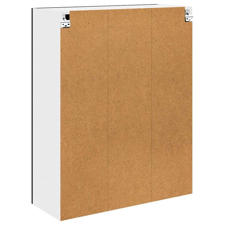 Hængeskab Sort eg 80 x 31 x 100 cm Konstrueret træ