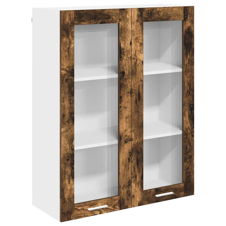 Hængeskab Røget eg 80 x 31 x 100 cm Konstrueret træ