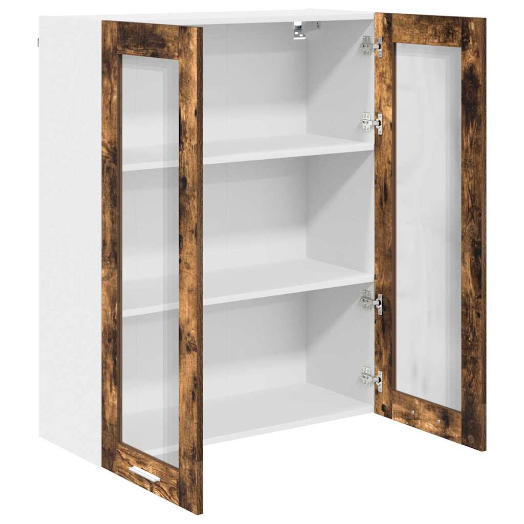 Hængeskab Røget eg 80 x 31 x 100 cm Konstrueret træ