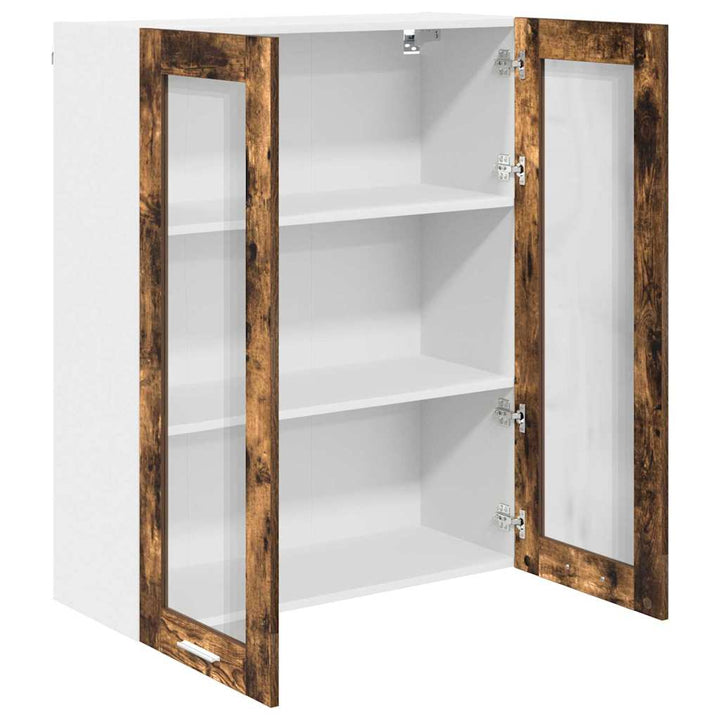 Hængeskab Røget eg 80 x 31 x 100 cm Konstrueret træ