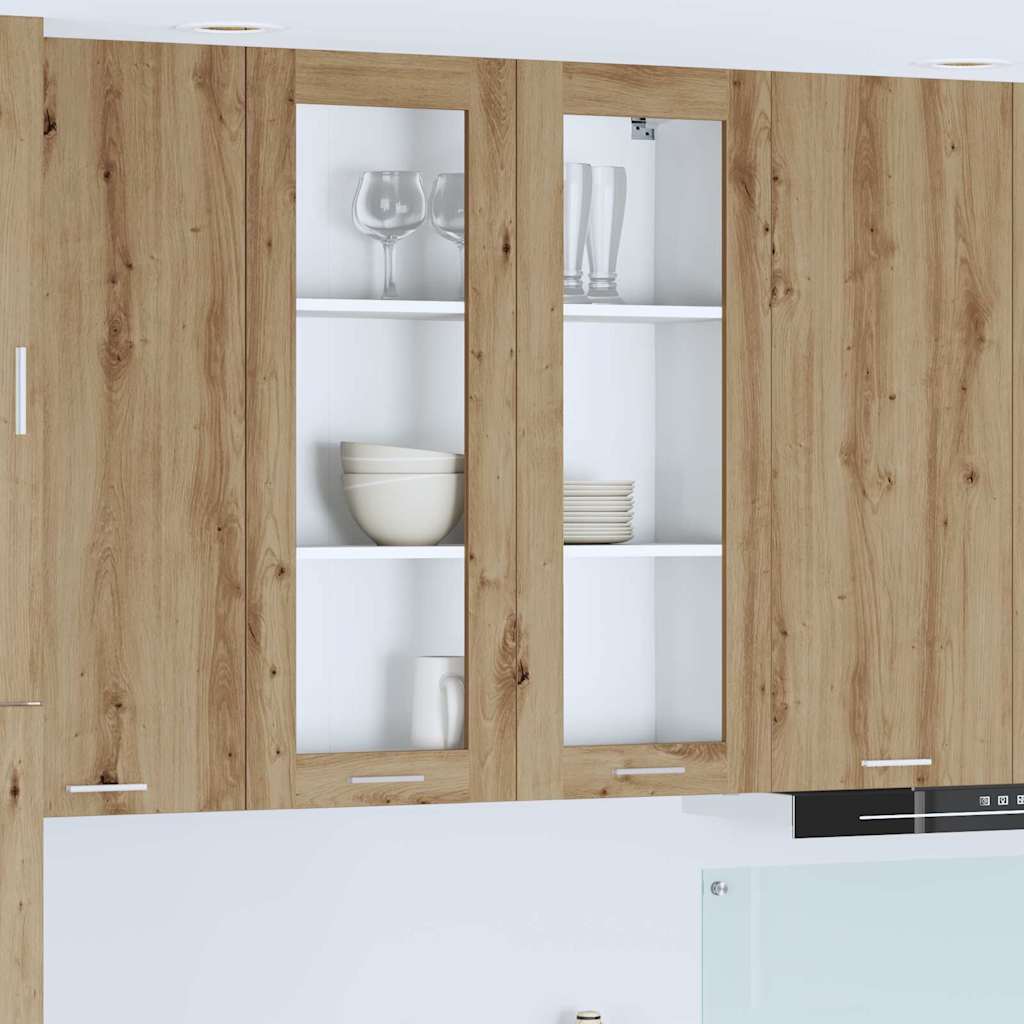 Hængeskab Artisan Egetræ 80 x 31 x 100 cm Konstrueret træ