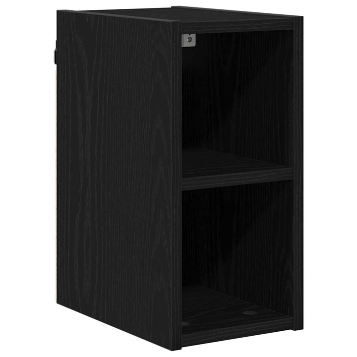 Hængeskab Sort eg 20 x 29,5 x 40 cm Konstrueret træ