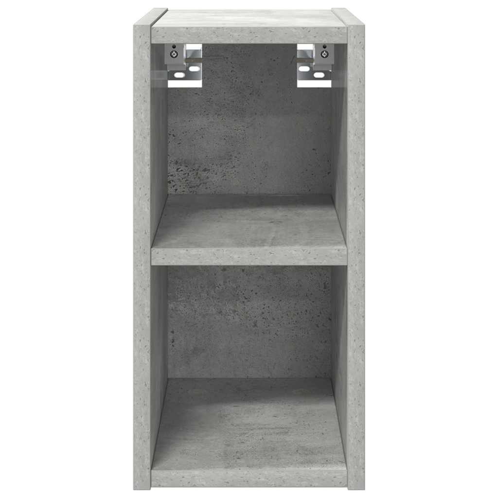 Hængeskab Beton Grå 20 x 29,5 x 40 cm Konstrueret træ