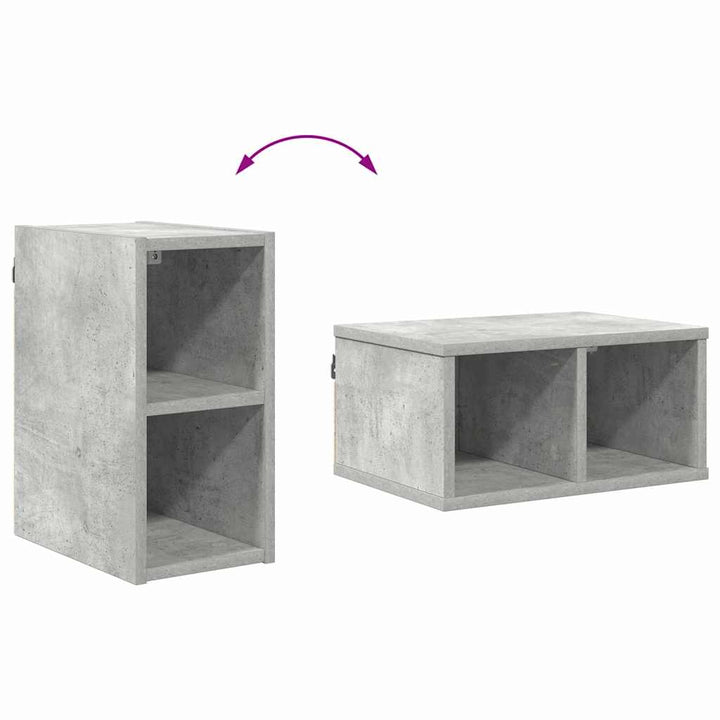 Hængeskab Beton Grå 20 x 29,5 x 40 cm Konstrueret træ