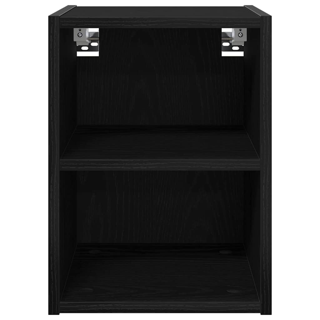 Hængeskab Sort eg 30 x 29,5 x 40 cm Konstrueret træ