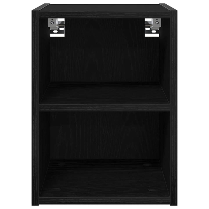 Hængeskab Sort eg 30 x 29,5 x 40 cm Konstrueret træ