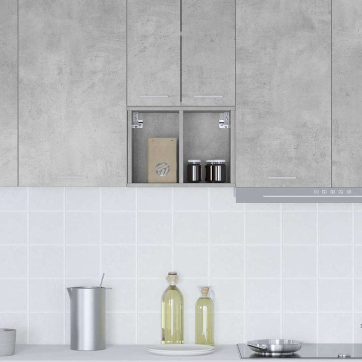 Hængeskab Beton Grå 30 x 29,5 x 40 cm Konstrueret træ