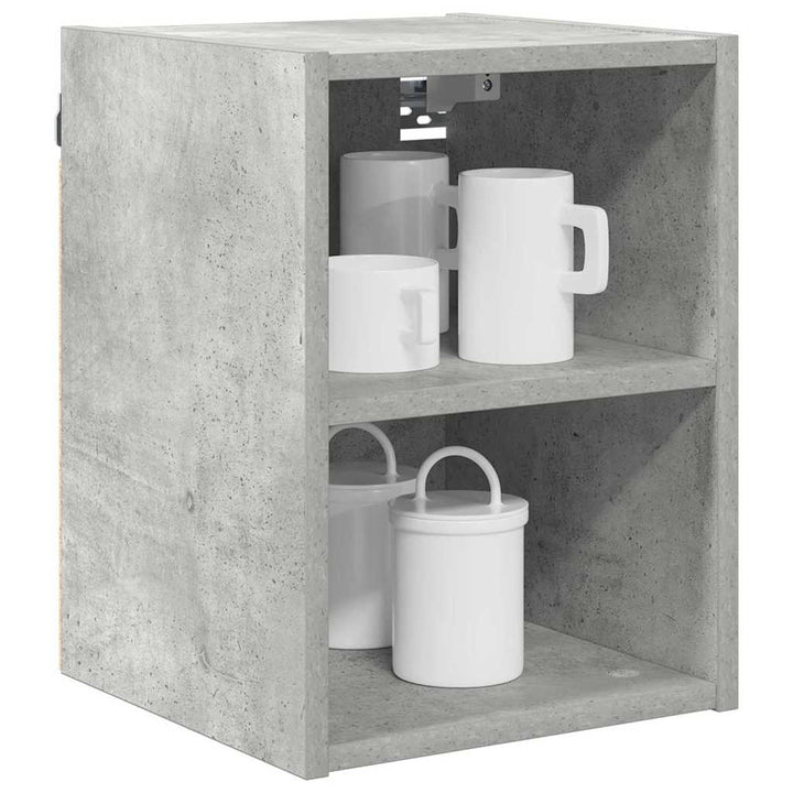 Hængeskab Beton Grå 30 x 29,5 x 40 cm Konstrueret træ