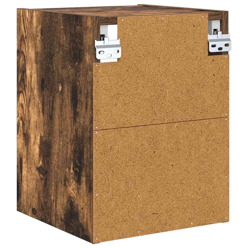 Hængeskab Røget eg 30 x 29,5 x 40 cm Konstrueret træ