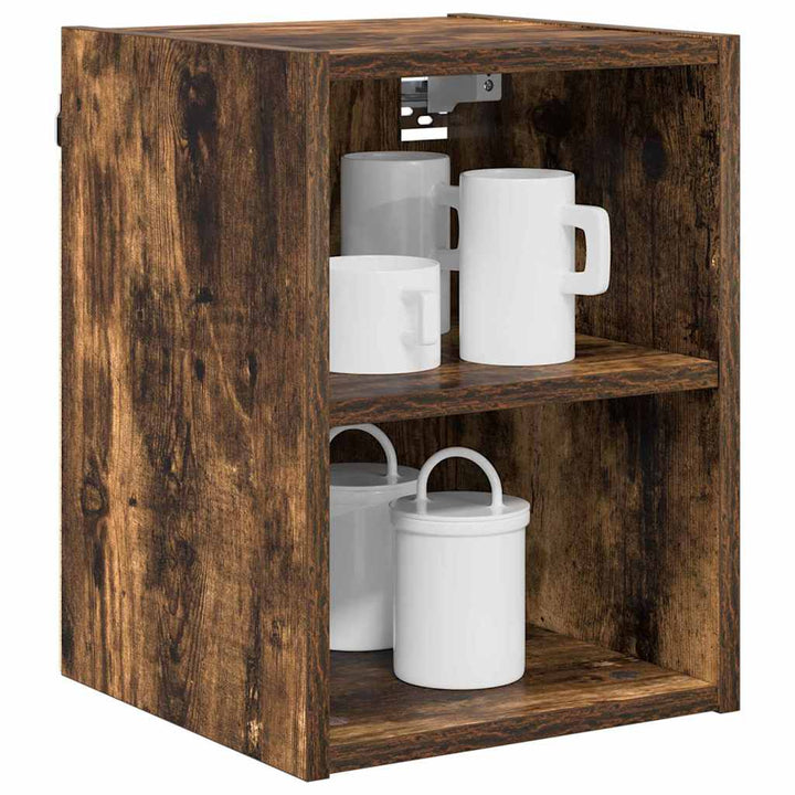 Hængeskab Røget eg 30 x 29,5 x 40 cm Konstrueret træ