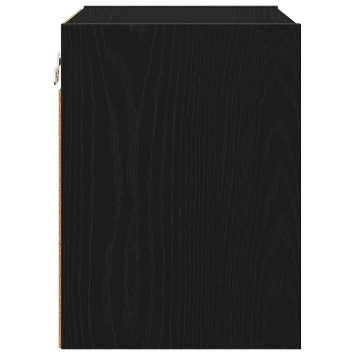 Hængeskab Sort eg 40 x 29,5 x 40 cm Konstrueret træ