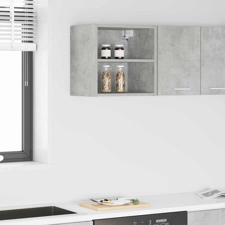 Hængeskab Beton Grå 40 x 29,5 x 40 cm Konstrueret træ