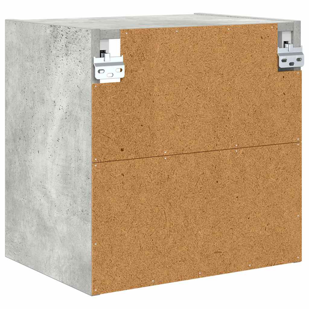 Hængeskab Beton Grå 40 x 29,5 x 40 cm Konstrueret træ
