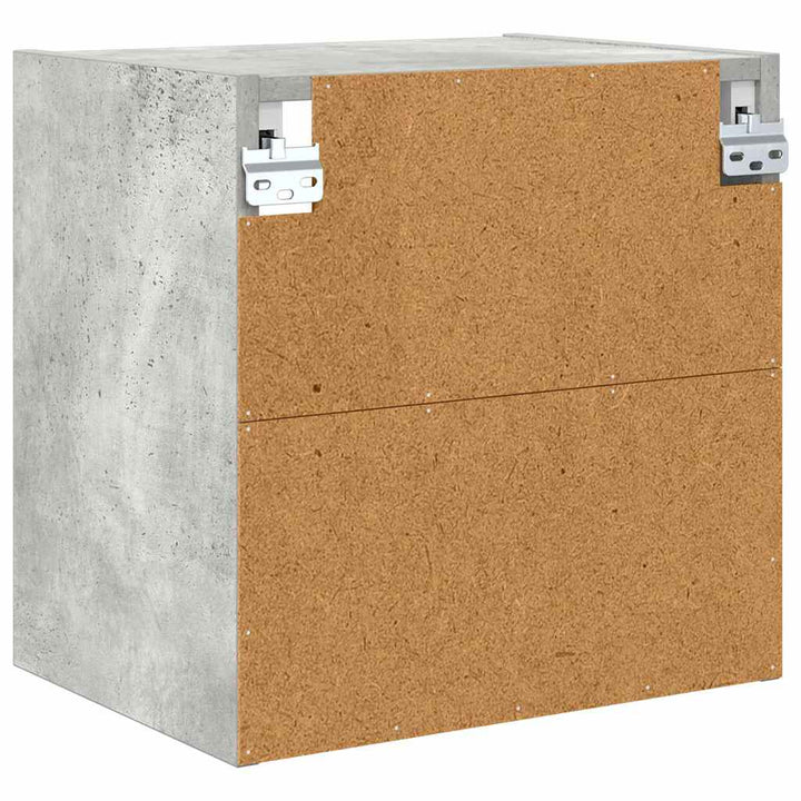 Hængeskab Beton Grå 40 x 29,5 x 40 cm Konstrueret træ