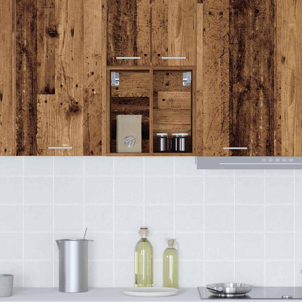 Hængeskab Gammelt træ 40 x 29,5 x 40 cm Konstrueret træ