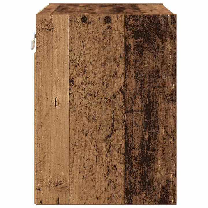 Hængeskab Gammelt træ 40 x 29,5 x 40 cm Konstrueret træ