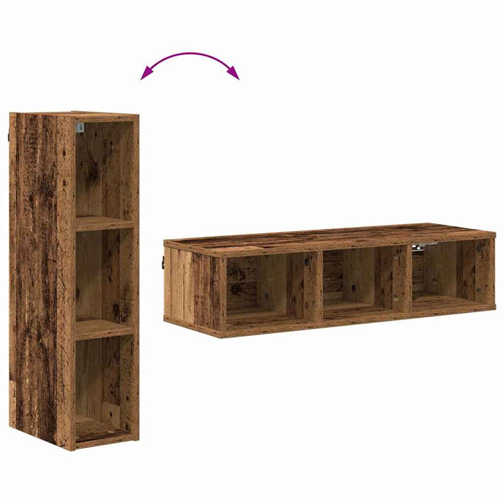 Hængeskab Gammelt træ 20 x 29,5 x 80 cm Konstrueret træ