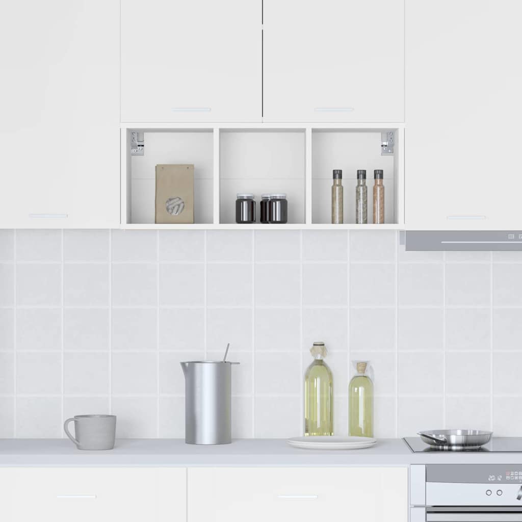 Hængeskab Hvid 30 x 29,5 x 80 cm Konstrueret træ