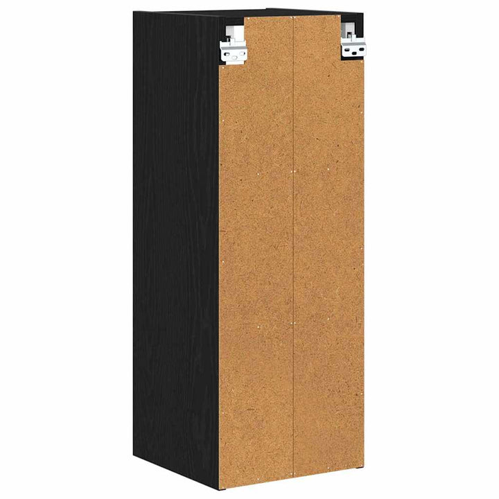 Hængeskab Sort eg 30 x 29,5 x 80 cm Konstrueret træ