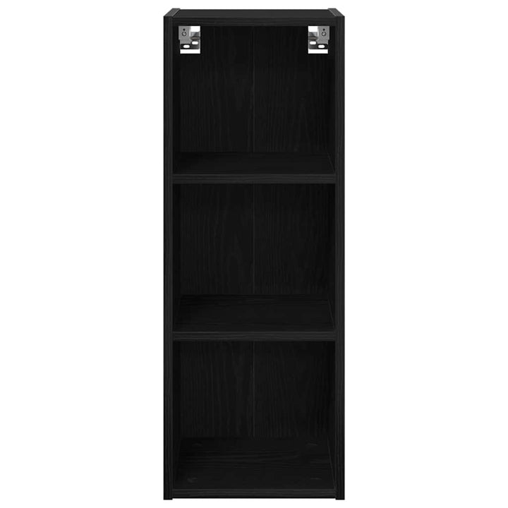 Hængeskab Sort eg 30 x 29,5 x 80 cm Konstrueret træ