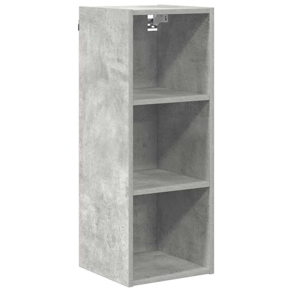 Hængeskab Beton Grå 30 x 29,5 x 80 cm Konstrueret træ