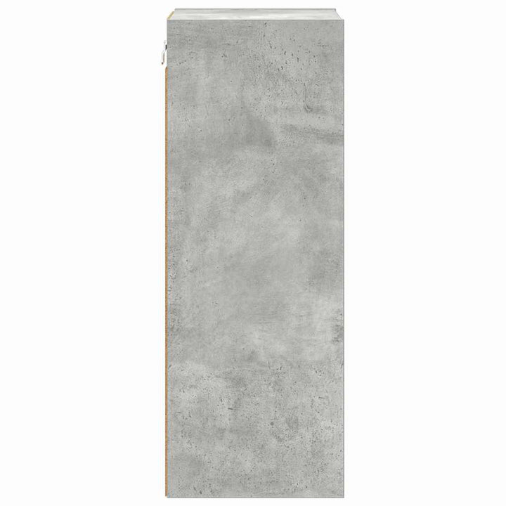 Hængeskab Beton Grå 30 x 29,5 x 80 cm Konstrueret træ