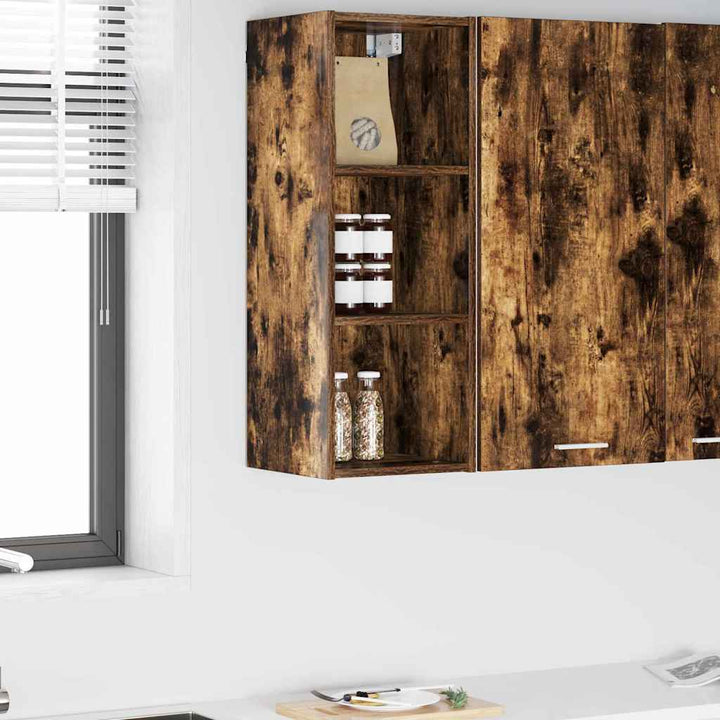 Hængeskab Røget eg 30 x 29,5 x 80 cm Konstrueret træ