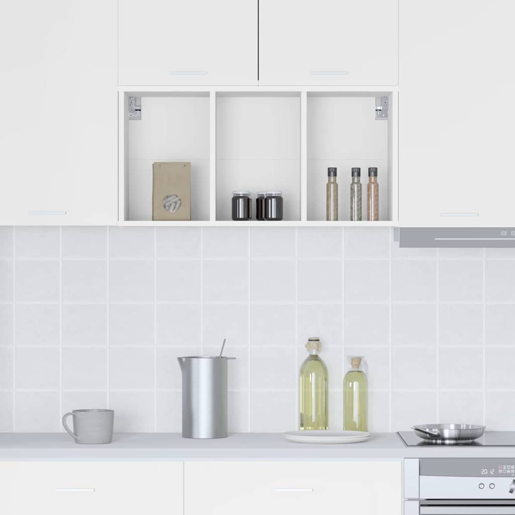 Hængeskab Hvid 40 x 29,5 x 80 cm Konstrueret træ