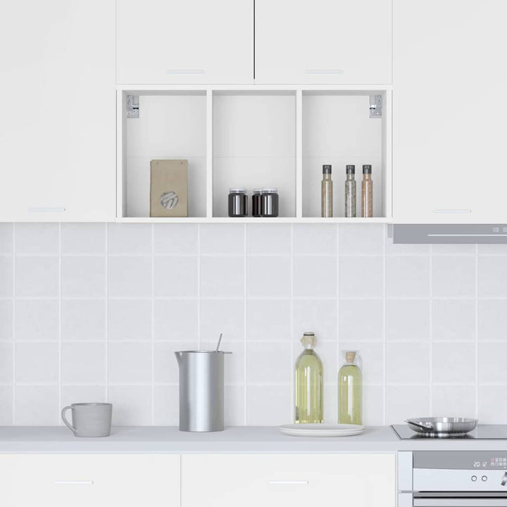 Hængeskab Hvid 40 x 29,5 x 80 cm Konstrueret træ