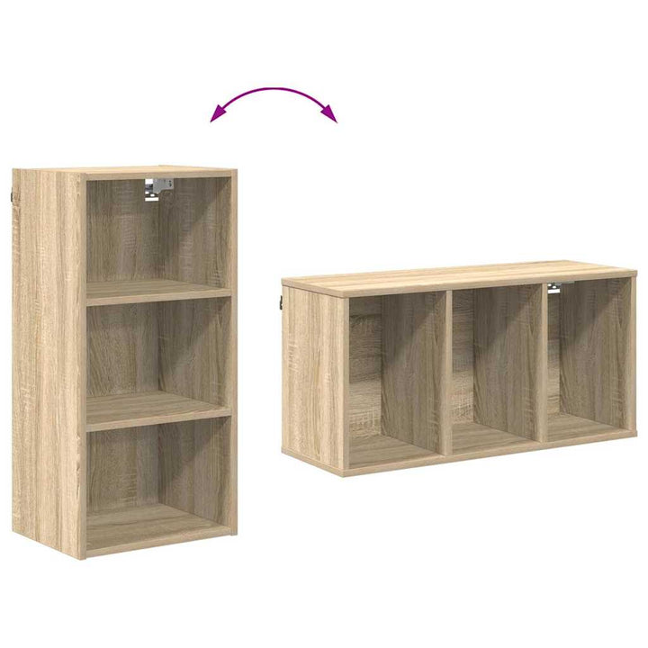 Hængeskab Sonoma eg 40 x 29,5 x 80 cm Konstrueret træ